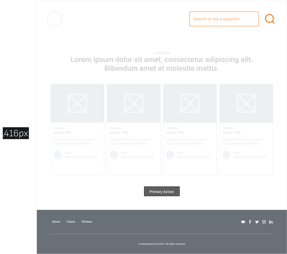 Template wireframe example.